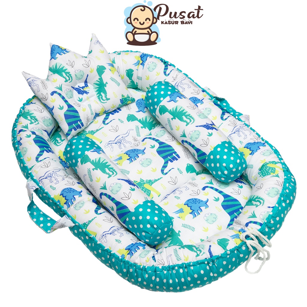 KASUR BAYI BABY NEST MURAH FREE BANTAL GULING BAYI / TEMPAT TIDUR BAYI / KASUR BAYI PERAHU