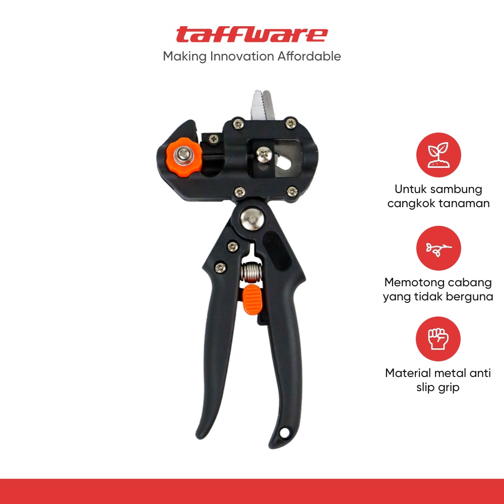

Taffware Gunting Okulasi Sambung Batang Tanaman - 210