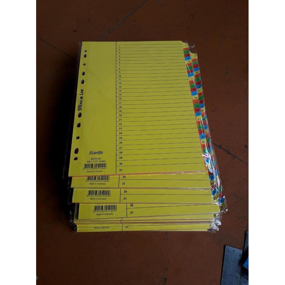 

BEST SELLER Kertas Pembatas Bantex A4 6052 TERJAMIN