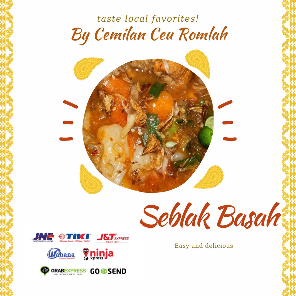 

Seblak basah instan Bandung gosend grab