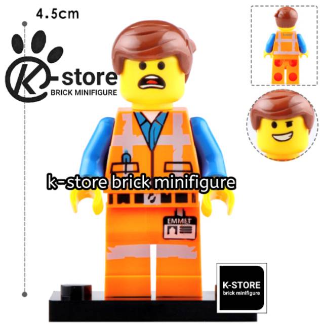 Lego emmet brickowski the lego movie 2 the second part minifigure