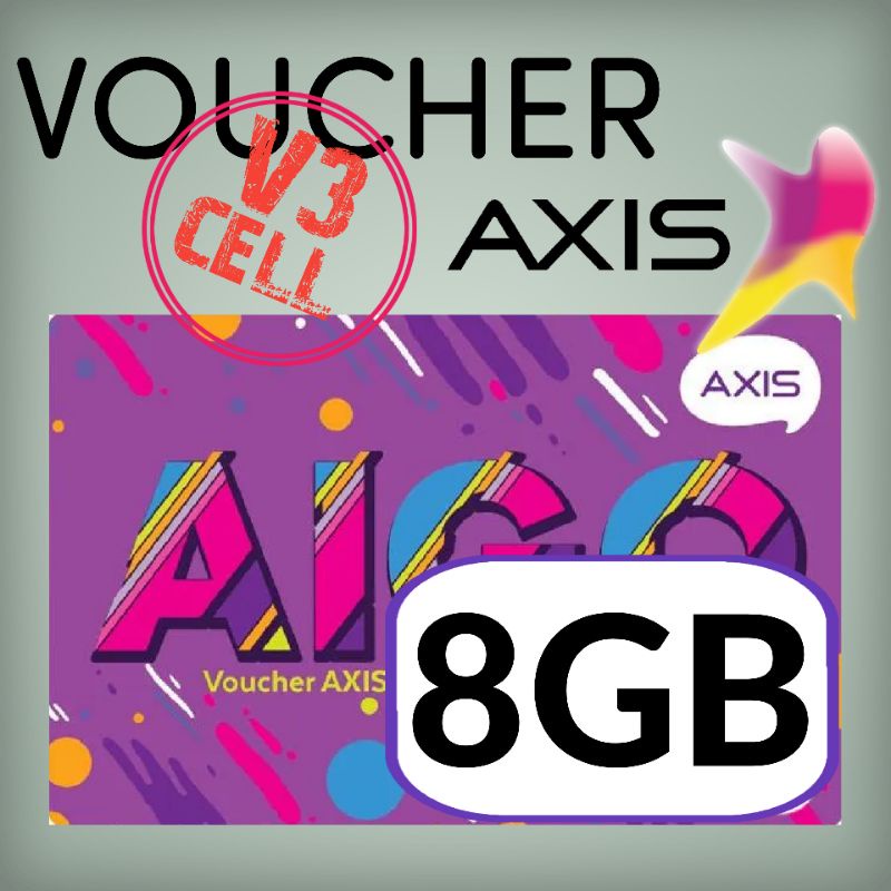 Voucher Axis/Aigo 8 GB 30 Hari