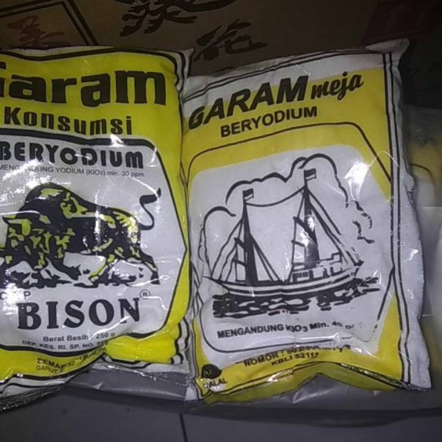 

garam meja beryodium lokal 250gr