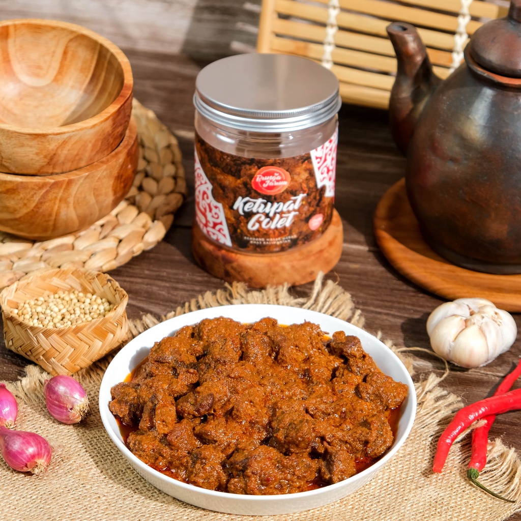 

Rendang Daging Sapi Masak Merah Pedas Kemasan