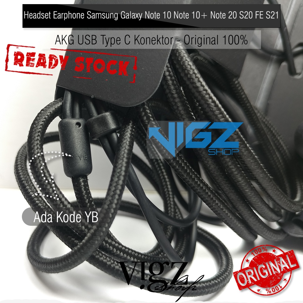 Headset Earphone Samsung Galaxy Note 10 Note 10+ S10 Lite A34 A54 Note20 S20 FE S21 S21+ S21 Ultra AKG USB Type C Original
