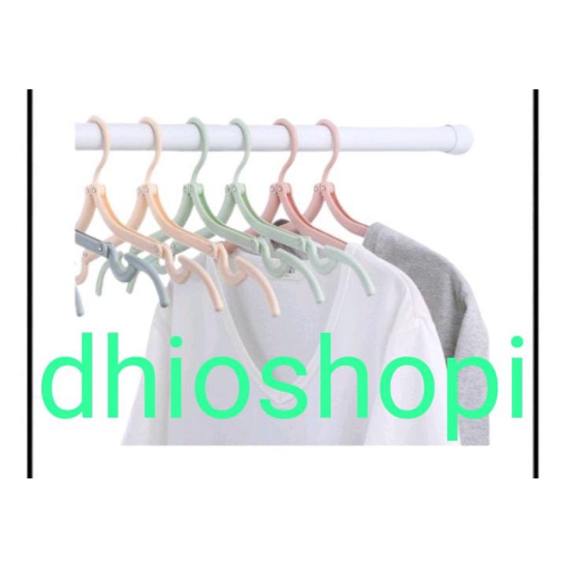 Gantungan lipat Doff / Jemuran baju Lipat / Hanger Portable Import Murah