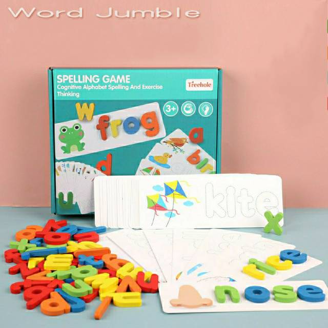 Mainan Edukasi Spelling Word Game / Mainan Edukasi Mengeja Kata