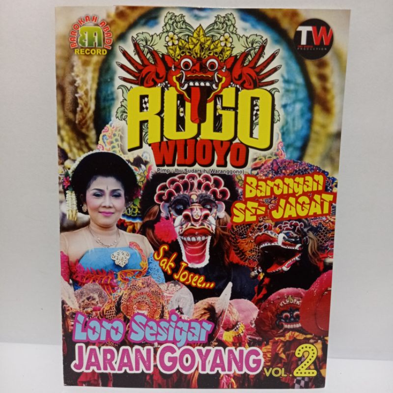 Jual Kaset Vcd Dvd Original Kesenian Jaranan Rogo Wijoyo Vol Shopee