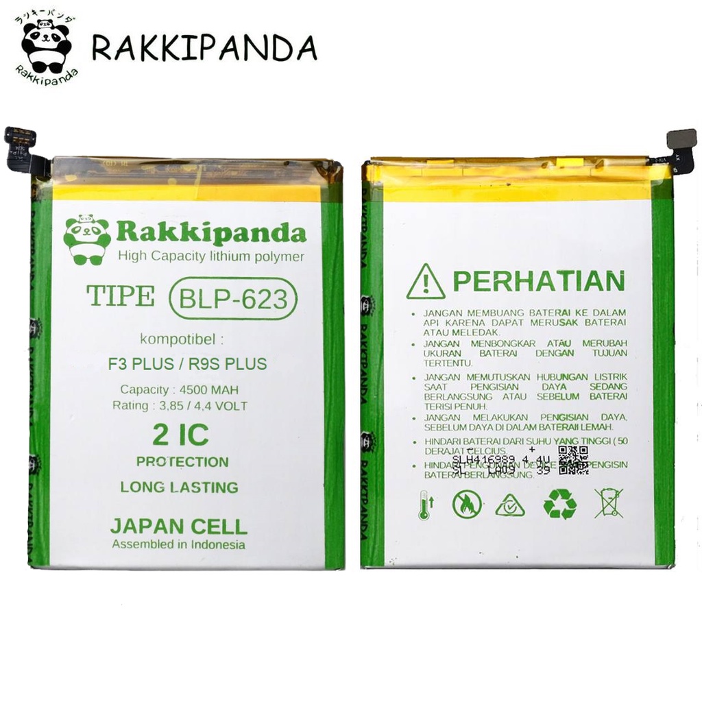 R/K- RakkiPanda - BLP623 BLP 623 / BLP625 BLP 625 F3 Plus / R9S Plus Batre Batrai Baterai