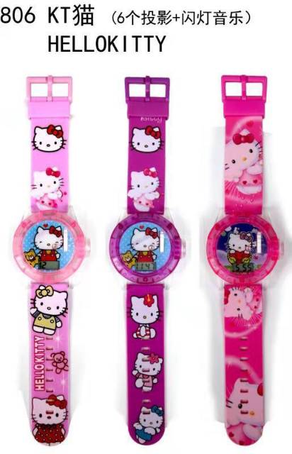 READY JAM TANGAN ANAK PROYEKTOR LASER,DIGITAL LED BANYAK MOTIF