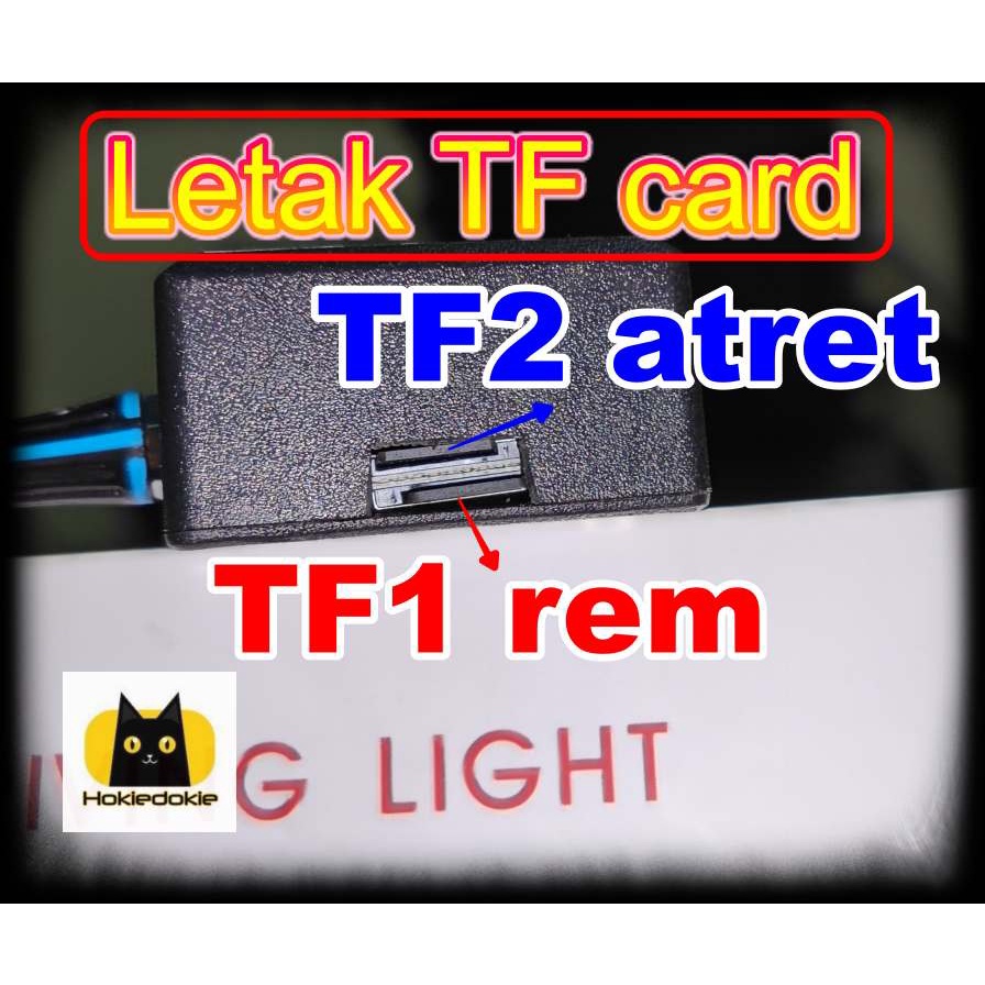 Modul klakson speaker atret, mundur, rem dobel TF memori card 12v 24v