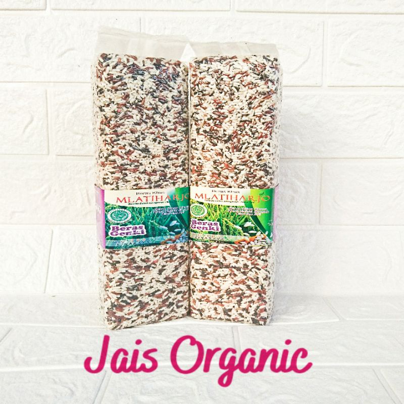 Mlatiharjo - Beras Genki / mix rice 1kg - Beras Organik Kemasan Vakum