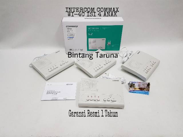 Intercom Commax Wireless WI-4C Intercom Commax WI-4C (1 paket 4 pcs)