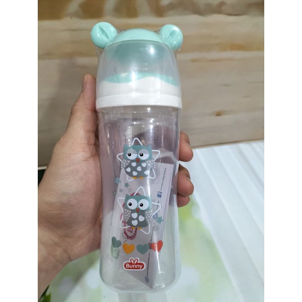 Botol Susu Wide Neck/Botol Berbadan Lebar Bunny Karakter 250 Ml