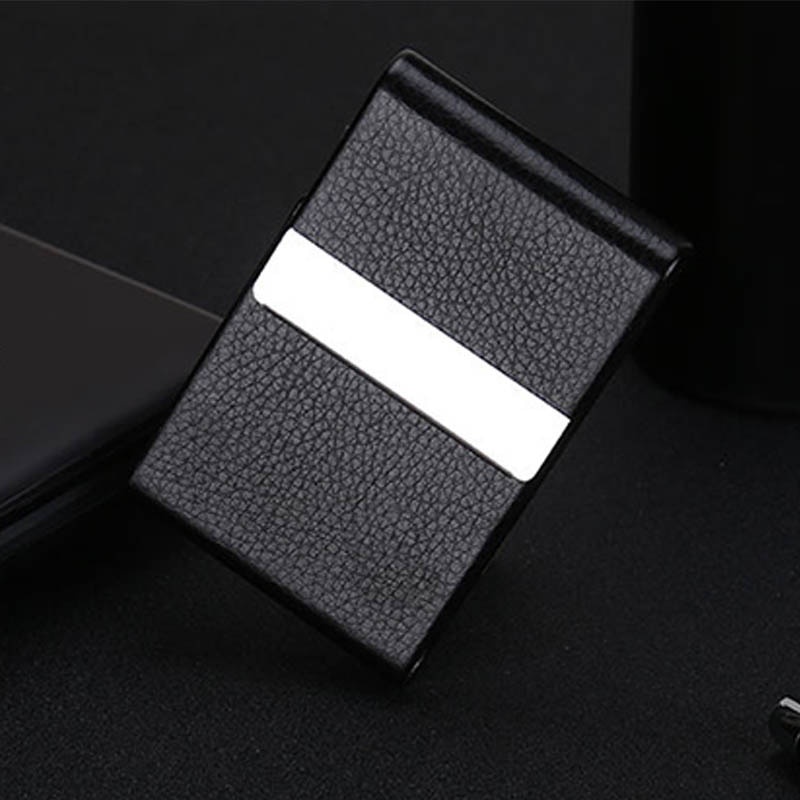 Kotak Elegan Bungkus Leather Case - Hitam