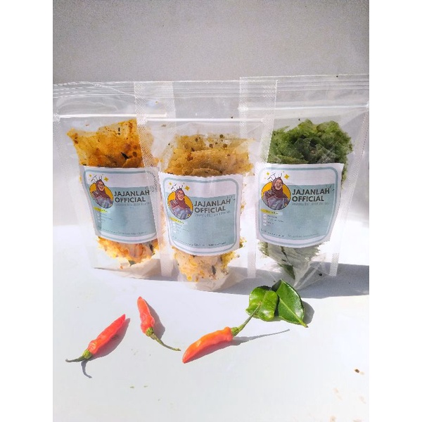 

Jajanlah Official Keripik Kaca Murah Keripik Beling Aneka Rasa 45gr