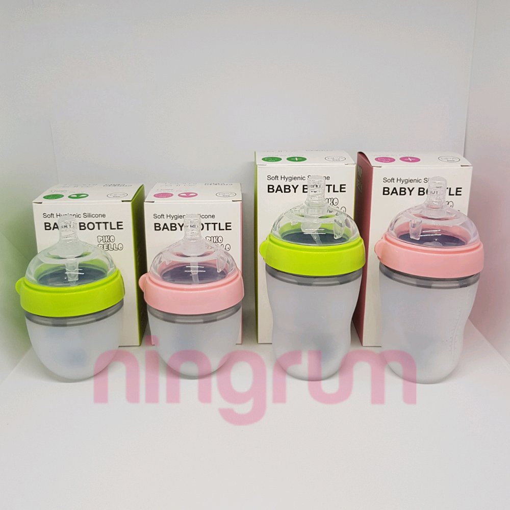 Botol Susu Bayi Terbaik Baby Feeding Silicone Bottle Anti Colig