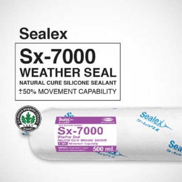

LEM Sealant SEALEX SX-7000 Wheatherseal High Performance Neutral Silicone 600ml