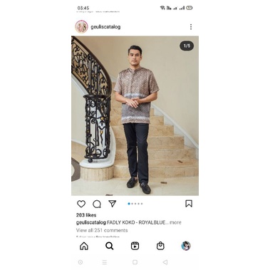 Fadly Koko Geulis Royal Blue M