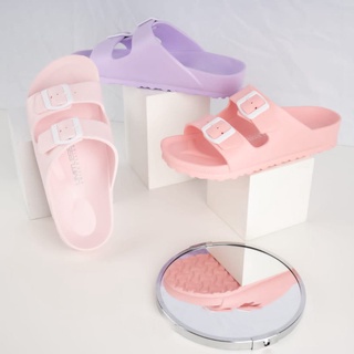 Sandal Korea Wanita Sling Strap Tali Jelly Sandal Pantai Sandal bersantai Sendal Wanita Import Korean Style Terbaru Slip On Karet