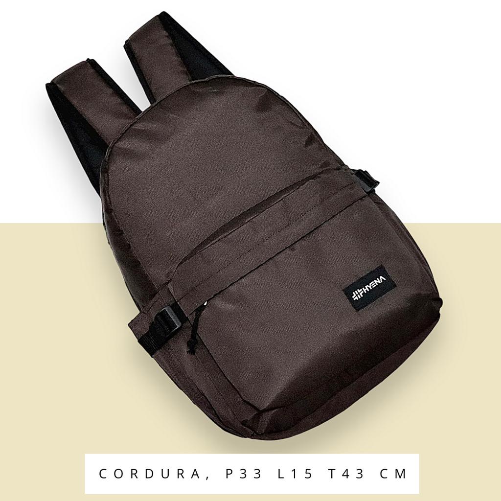 HYENA tas ransel sekolah SD/SMP POLOS anak laki / Perempuan Tas punggung bahan cordura murah semarang