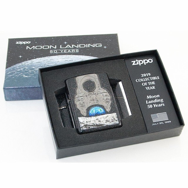 Zippo Original USA 29862 LIMITED EDITION 50Th Moon Landing COTY 2019