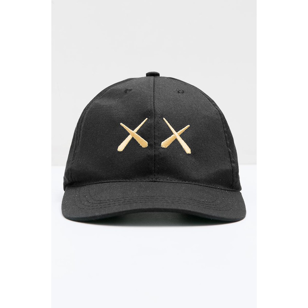 Topi Baseball Premium Capslock Club - XX Black Gold Caps