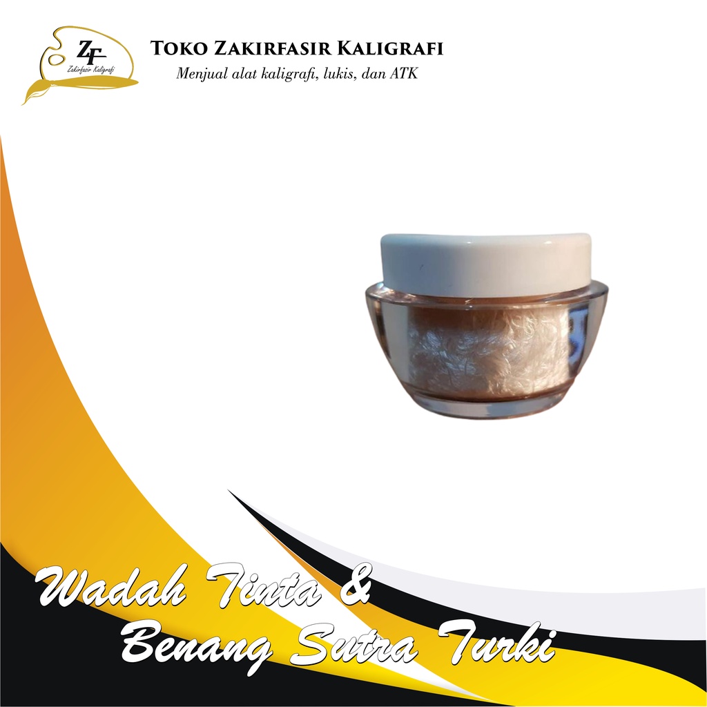 

WADAH TINTA DAN BENANG SUTERA TURKY/TEMPAT TINTA/BOTOL TINTA KALIGRAFI ACRYLIC