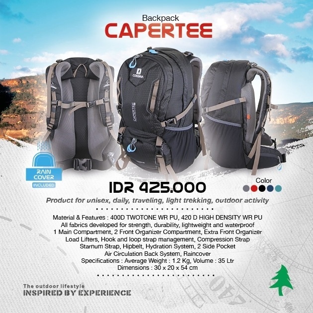 TAS CONSINA CAPERTEE - BACKPACK 40L