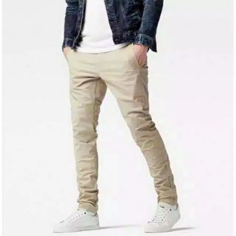 celna panjang chino pria trendy milenial