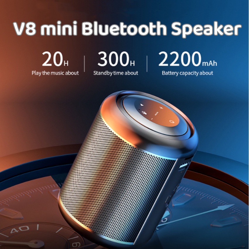 bluetooth speaker portable hifi speakers waterproof tws 3d bass stereo portable wireless speaker
