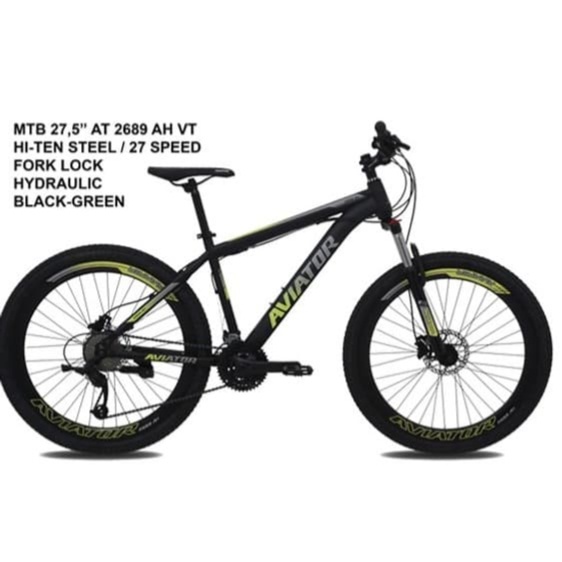 SEPEDA GUNUNG MTB 27.5 AVIATOR AT 2689 AH VT-GRAB/GOJEK INSTAN
