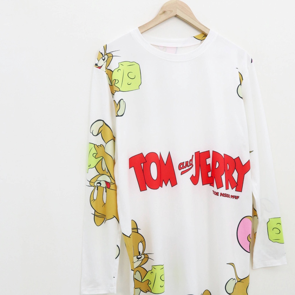 Tom n jerry long tee - Thejanclothes