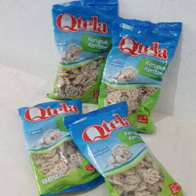 Kerupuk mini keriting Qtela