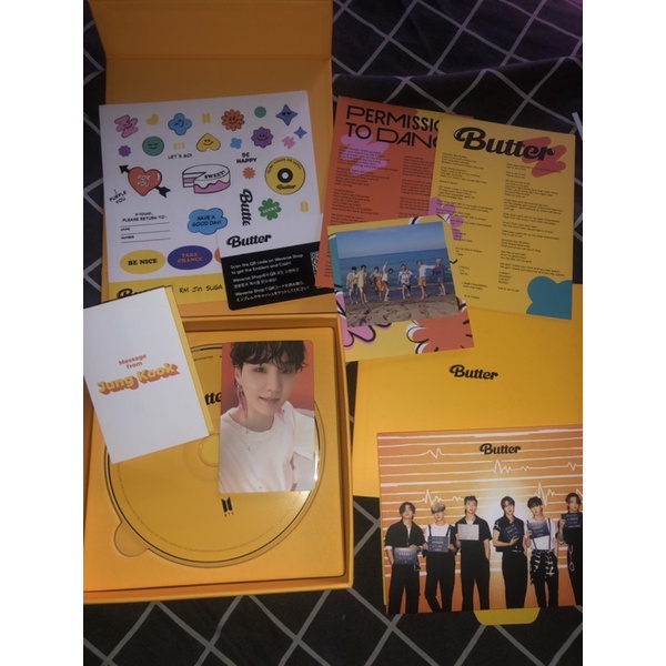 [BOOKED]album butter ver cream unsealed suga