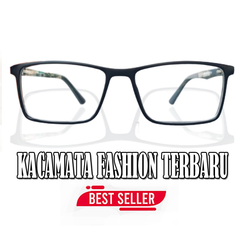 Kacamata Fashion Pria Wanita Frame Ringan Fashion Korean Style Terbaru Kaca mata Gaya