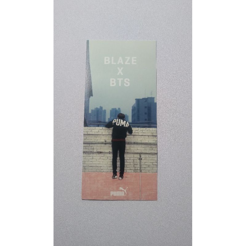 BTS X PUMA BLAZE TRINOMIC FANSIGN TICKET