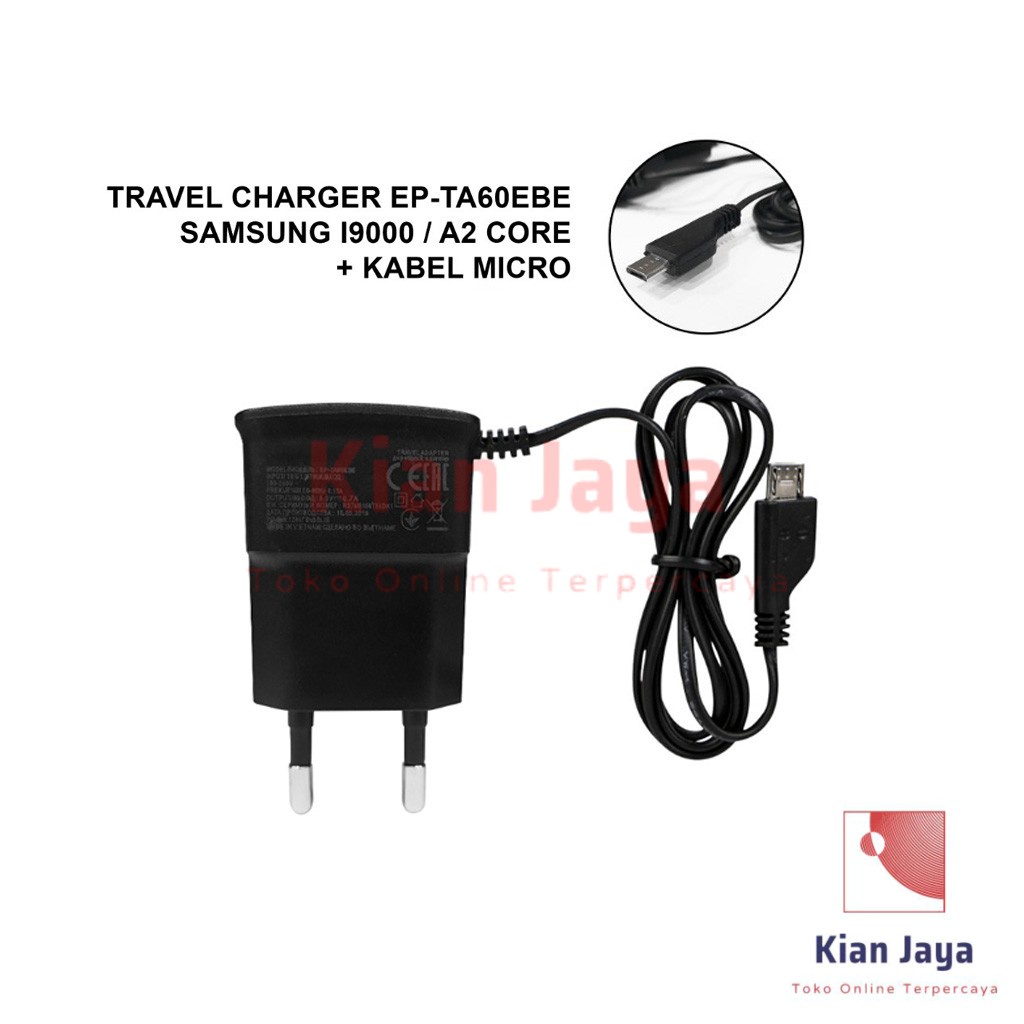 Charger Samsung i9000 A2 Core EP-TA60EBE Original OEM Casan Travel Adaptor