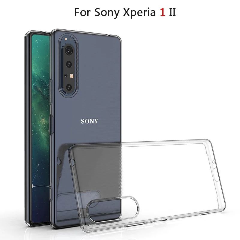 Softcase Silikon Sony Xperia 1 II / 5 II / 10 II Ultrathin Premium Clear Cover