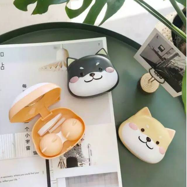 Softlens case 3d karakter anjing HACHIKO