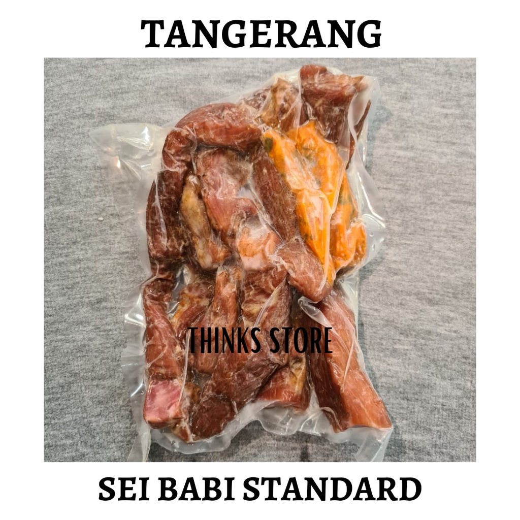 

Sei Babi Asap Khas Kupang - Babi Sei - Babi Asap -Makanan Frozen