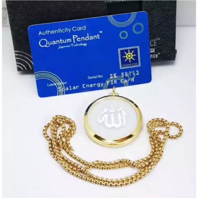 Kalung Kesehatan Terapi Asli - Quantum pendant asli - kalung kesehatan bio energi - kalung kesehatan liontin lapadz gold