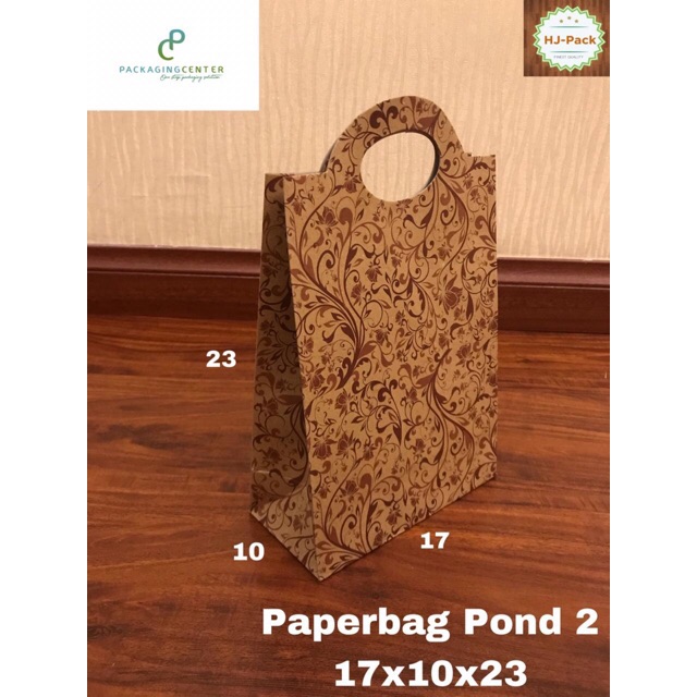 

Paperbag Pond 2 17x10x23 Tas Kertas Goodie Bag Paper Bag Tas Belanja