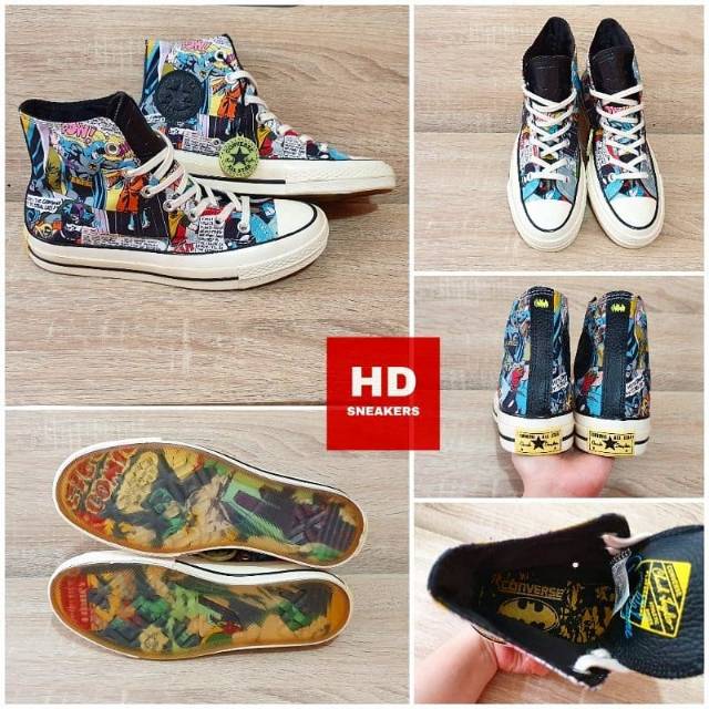 Sepatu CONVERSE CT ALL STAR 70S BATMAN PREMIUM IMPORT VIETNAM