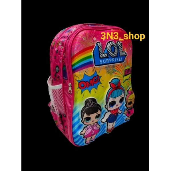 TAS RANSEL ANAK CEWE SD 3D HELLOKITTY/LOL/PONY EMBOS TIMBUL