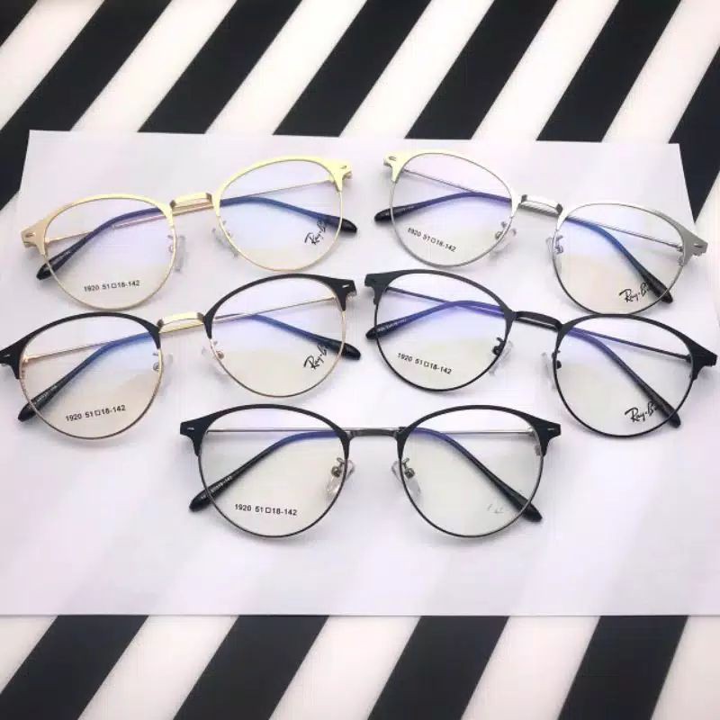 FRAME KACAMATA 1920 + Lensa Photochromic Fashion Cewe Cowo / Perempuan Laki Laki