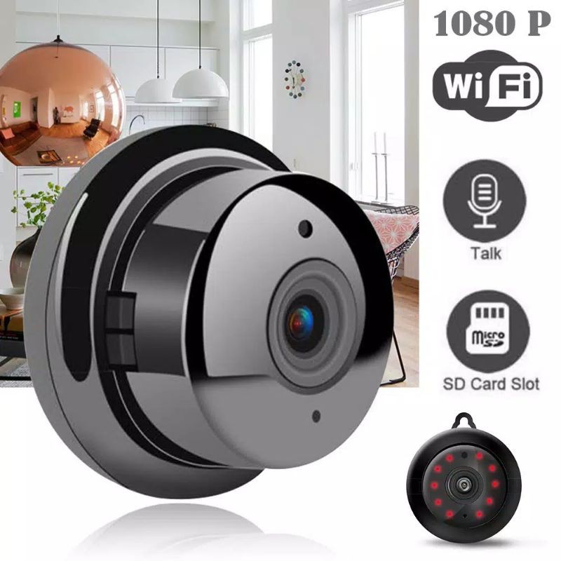 IP Camera V380 Mini 5MP WiFi Wireless 1080P HD Camera Cctv Night Vision