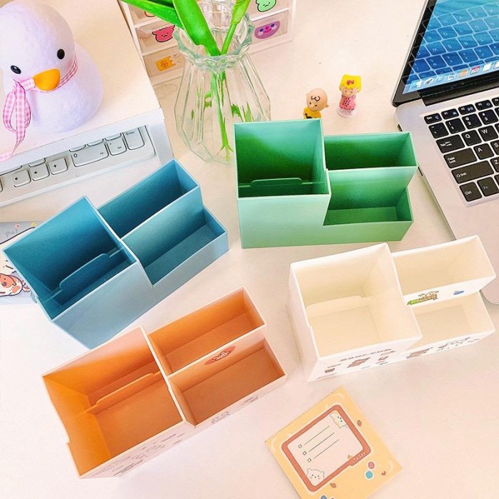 

Sale Desktop Organizer/ Tempat Alat Tulis 3 Ruang/Tempat Pencil Bergaransi