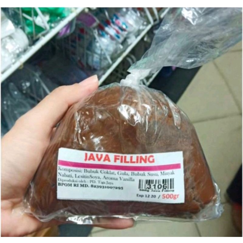

JAVA choco filling 500 gr coklat chocolate untuk isian kue /roti