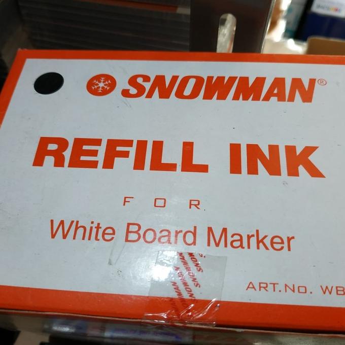 

snowman refill ink 1 dus isi 12
